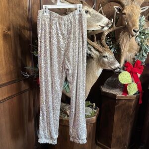 Girls Sz XL Sequin Jogger Pants (bought for me I’m a Sz 29)